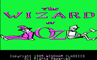 The Wizard of Oz Title Screen